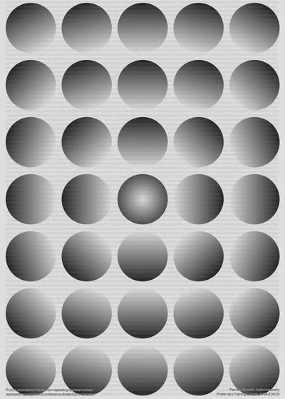 Grey sphere grid