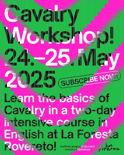 Cavalry Workshop — green and pink