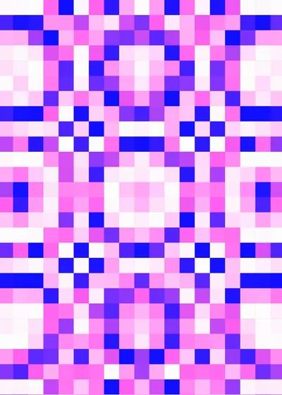 Pixel colour study