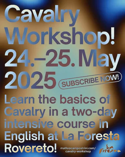 Cavalry Workshop — blue gradient