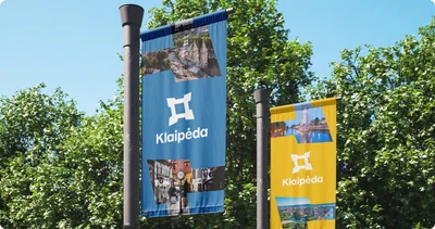 Logo for the city of Klaipėda